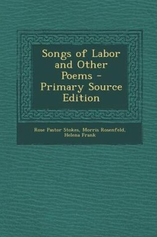 Cover of Songs of Labor and Other Poems