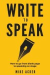 Book cover for Write to Speak