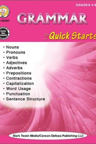 Cover of Grammar Quick Starts Workbook