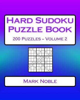 Book cover for Hard Sudoku Puzzle Book Volume 2