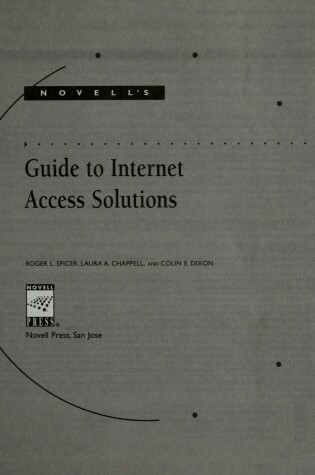 Cover of Novell's from NetWare to the Internet