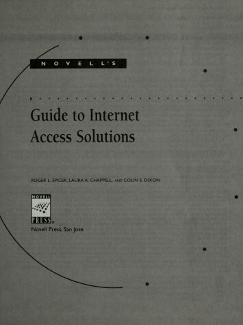 Cover of Novell's from NetWare to the Internet