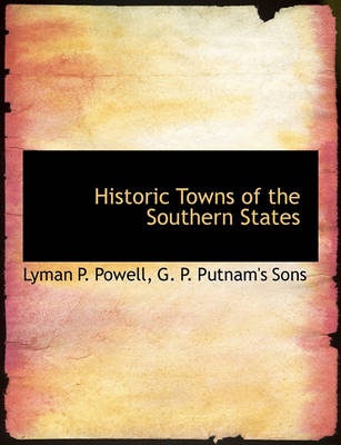 Book cover for Historic Towns of the Southern States