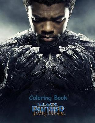 Book cover for Black Panther Coloring Book