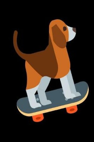 Cover of Dog Skateboarding Notebook