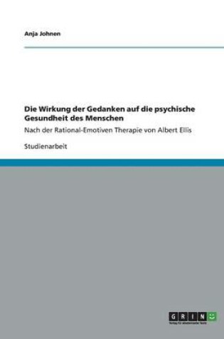 Cover of Die Wirkung der Gedanken auf die psychische Gesundheit des Menschen
