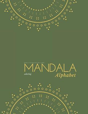 Book cover for Mandala alphabet coloring book for Children