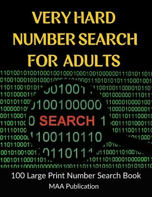 Book cover for Very Hard Number Search For Adults