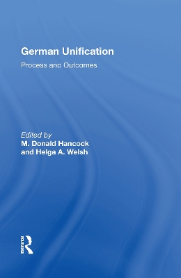 Book cover for German Unification