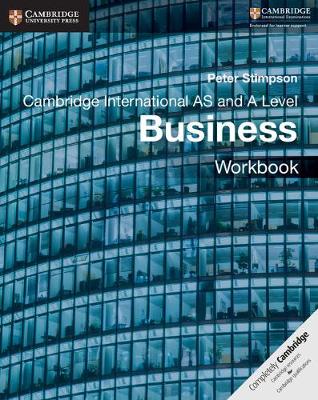 Book cover for Cambridge International AS and A Level Business Workbook