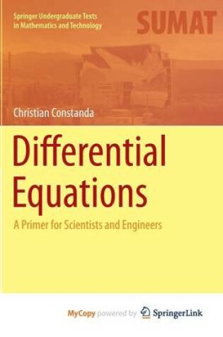 Cover of Differential Equations