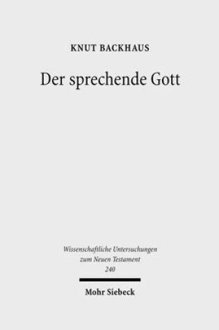 Cover of Der sprechende Gott