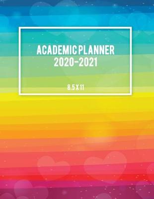 Book cover for Academic Planner 2020-2021 8.5 x 11