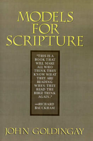 Cover of Models for Scripture