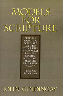 Book cover for Models for Scripture