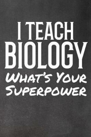 Cover of I Teach Biology