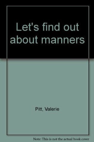 Cover of Let's Find Out about Manners