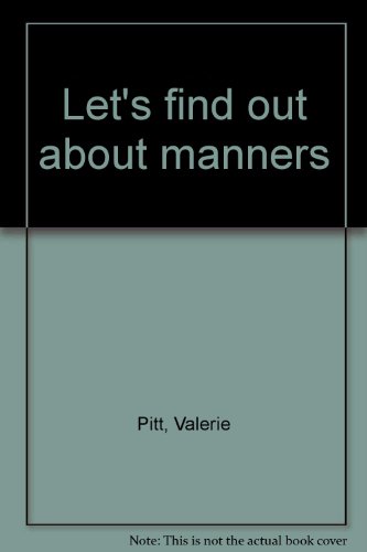 Book cover for Let's Find Out about Manners