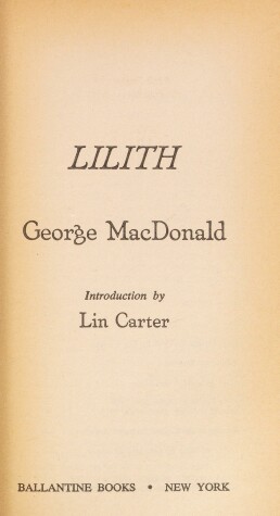 Book cover for Lilith