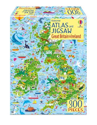 Book cover for Atlas & Jigsaw Great Britain & Ireland