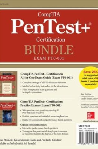 Cover of CompTIA PenTest+ Certification Bundle (Exam PT0-001)