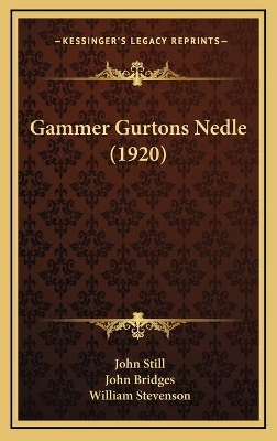 Book cover for Gammer Gurtons Nedle (1920)