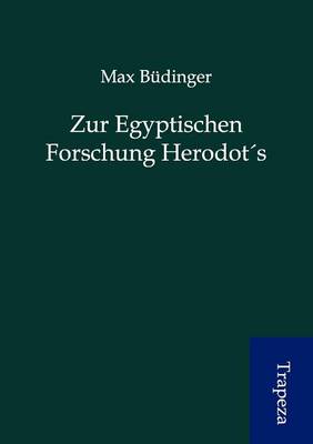 Book cover for Zur Egyptischen Forschung Herodots