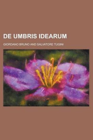Cover of de Umbris Idearum