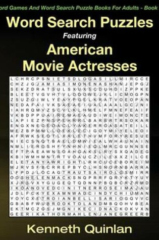 Cover of Word Search Puzzles Featuring American Movie Actresses