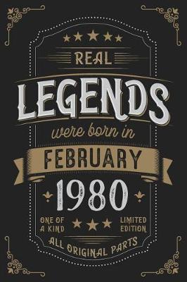 Book cover for Real Legendes were born in February 1980