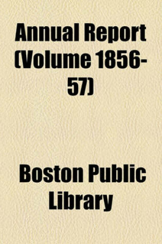 Cover of Annual Report (Volume 1856-57)