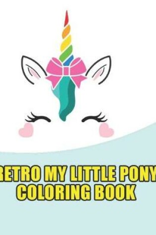 Cover of retro my little pony coloring book