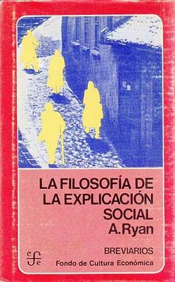 Book cover for La Filosofia de La Explicacion Social