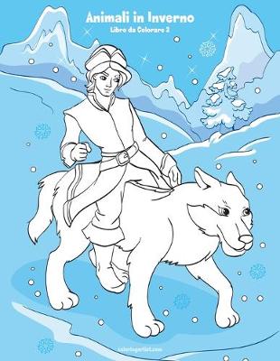 Book cover for Animali in Inverno Libro da Colorare 2