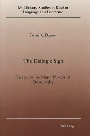 Cover of The Dialogic Sign