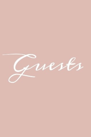 Cover of Guests Hardcover Guest Book