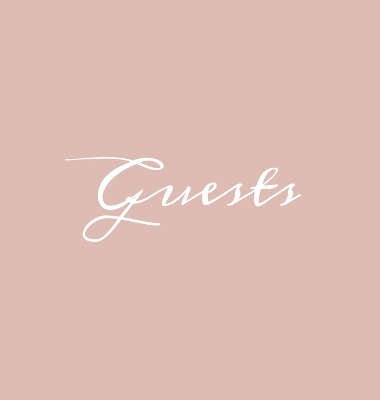 Cover of Guests Hardcover Guest Book