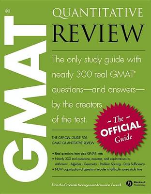 Cover of The Official Guide for GMAT Quantitative Review