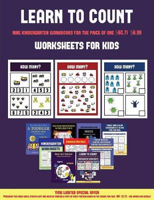 Book cover for Worksheets for Kids (Learn to count for preschoolers)