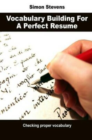 Cover of Vocabulary Building for a Perfect Resume