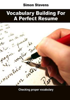 Book cover for Vocabulary Building for a Perfect Resume