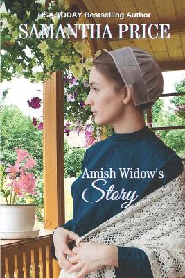 Book cover for Amish Widow's Story LARGE PRINT