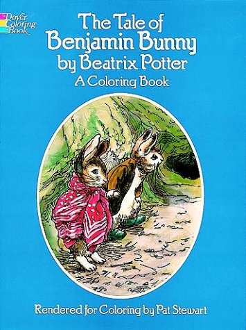 Book cover for The Tale of Benjamin Bunny Colouring Book