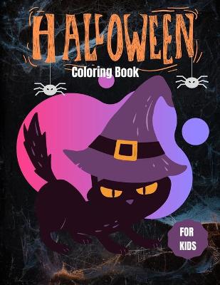 Book cover for Halloween Coloring Book for kids