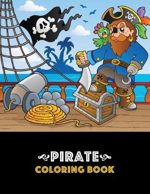 Book cover for Pirate Coloring Book