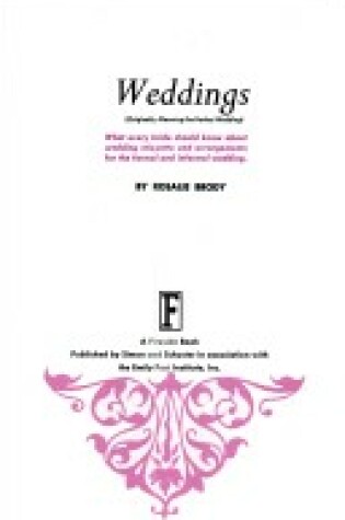 Cover of Emily Post's Wedding Planner / By Elizab