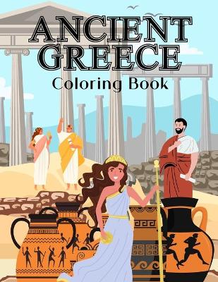 Book cover for Ancient Greece Coloring Book