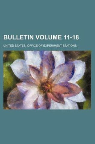 Cover of Bulletin Volume 11-18