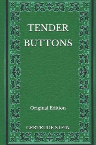 Cover of Tender Buttons - Original Edition