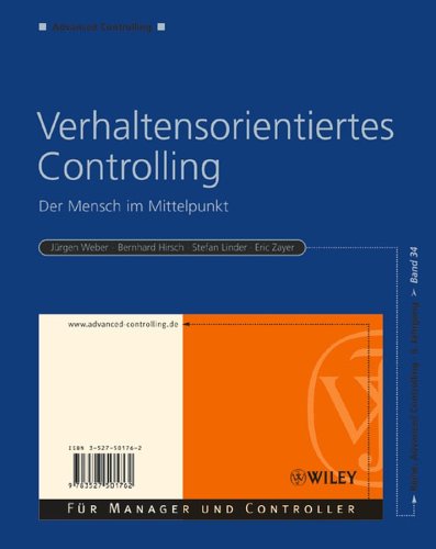 Book cover for Verhaltensorientiertes Controlling